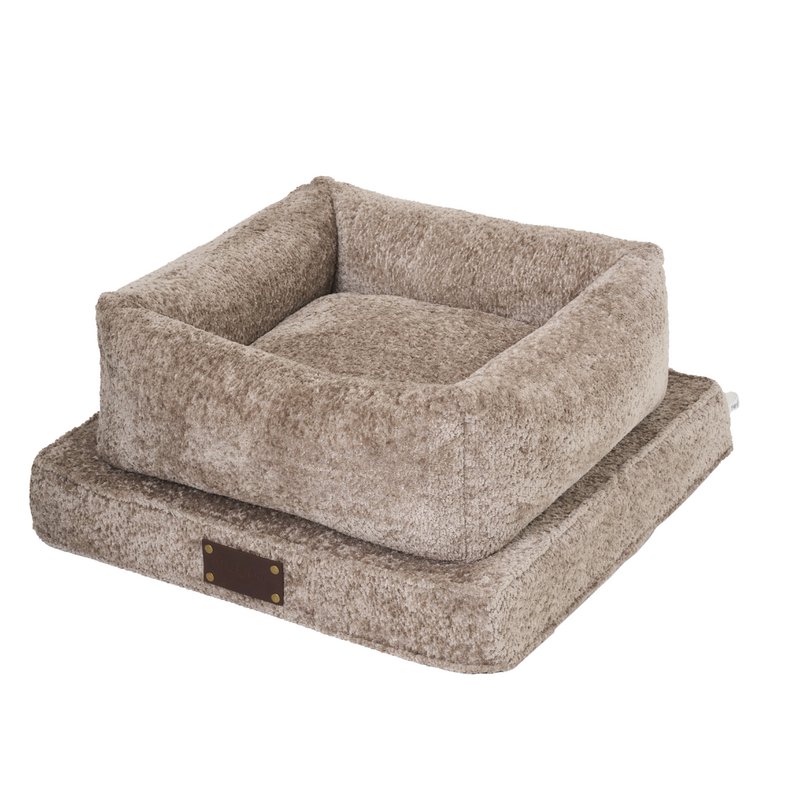 "Nero Boucle" lair for a dog and a cat from the Fluffy Puppy brand, 3 colors, Boucle material, hand made!