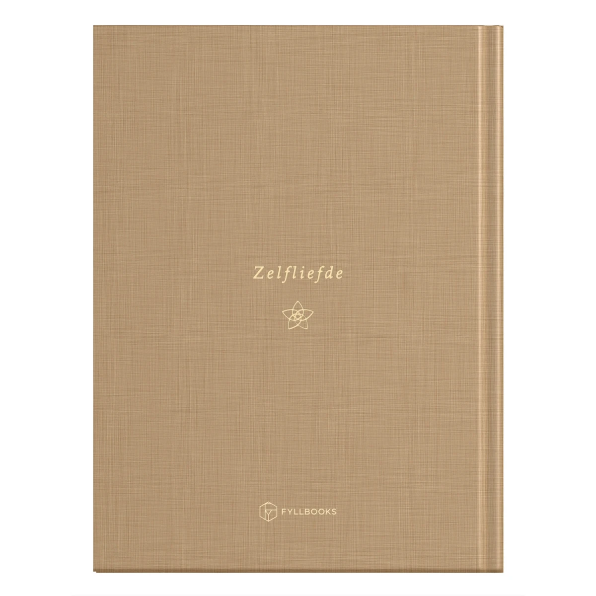 Fyllbooks Tagebuch für Selbstliebe - Leinenkamel mit Goldfolie