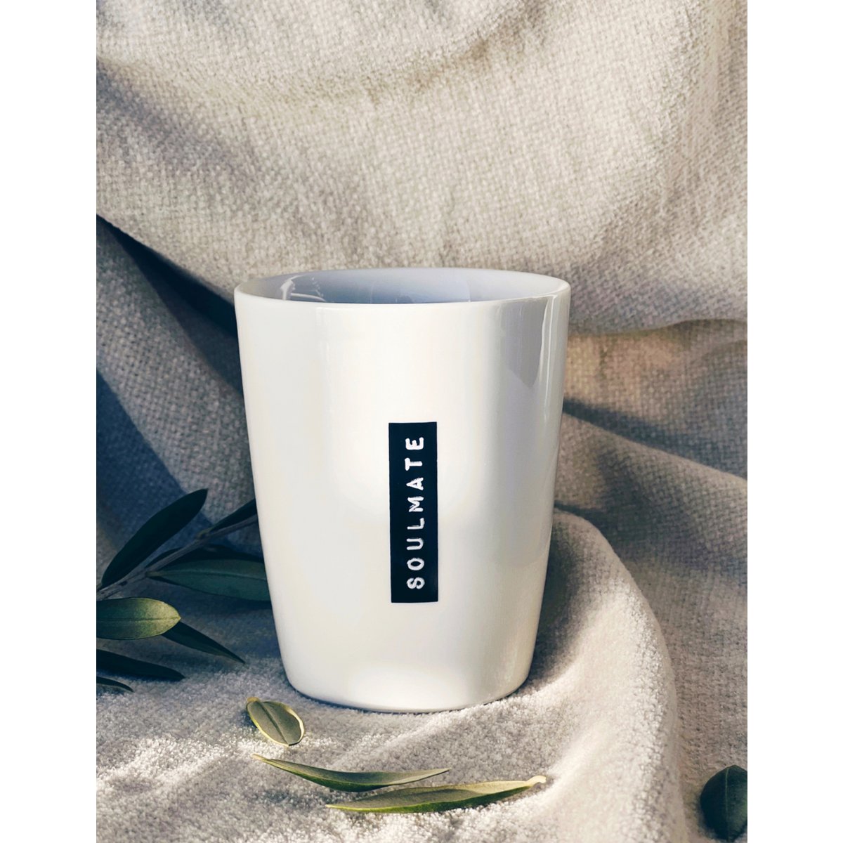 Becher Tasse Porzellan Herzensmensch - For You -  Soulmate - Alltagsheld - Bitte lächeln - Ciao Kakao - Teatime - But first coffee - Workmode - Weekenmode - Muntermacher