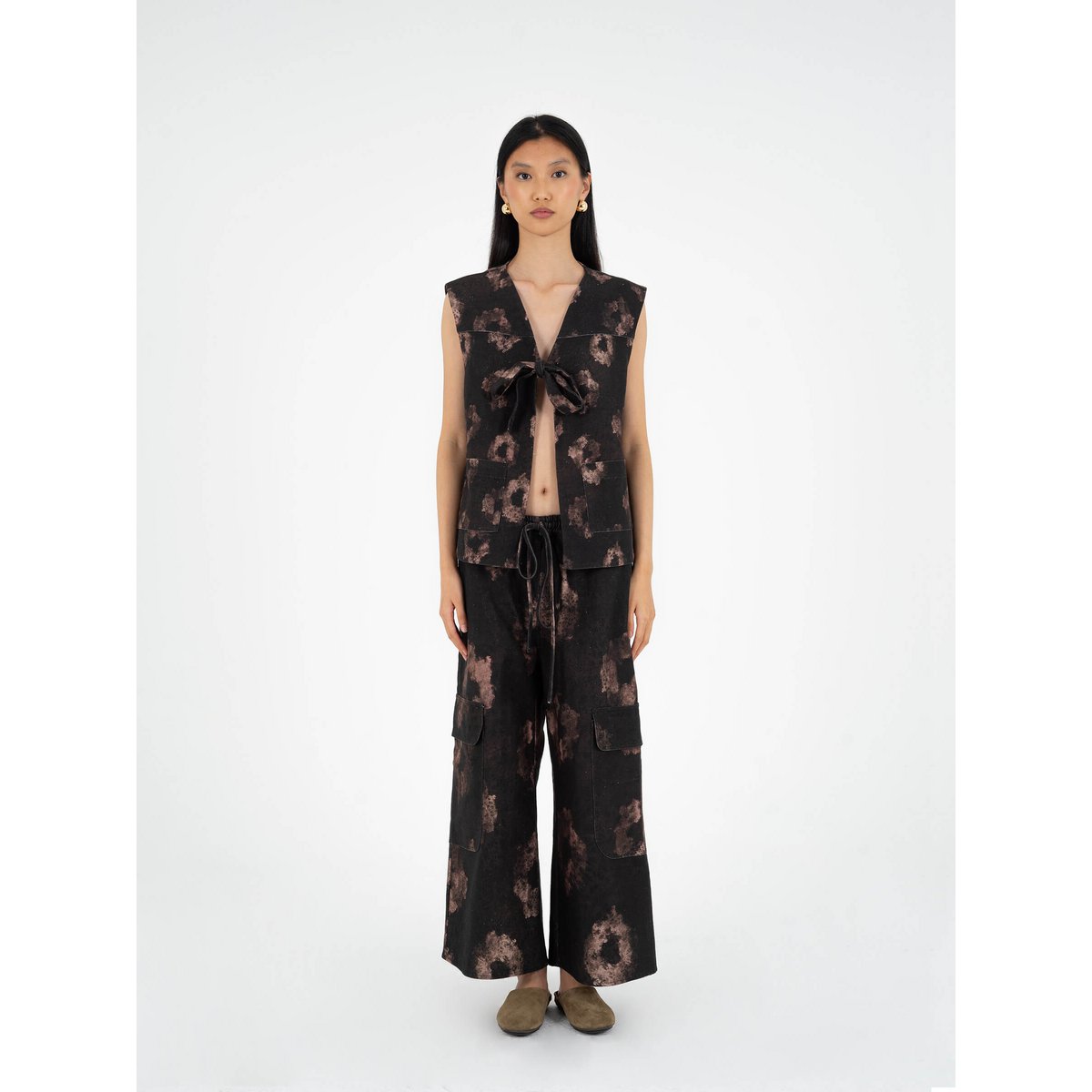 Kamizelka jeansowa Rush Print