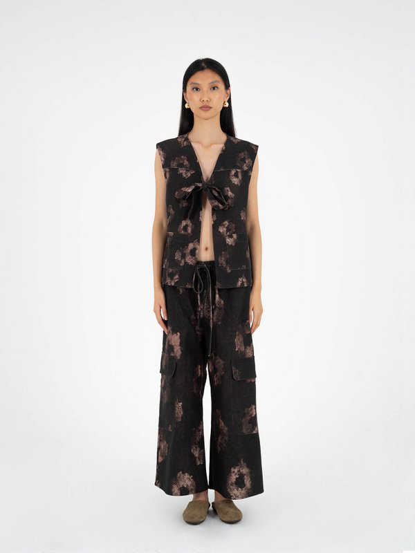 Kamizelka jeansowa Rush Print