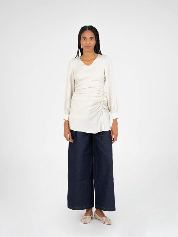 Ruched kjole