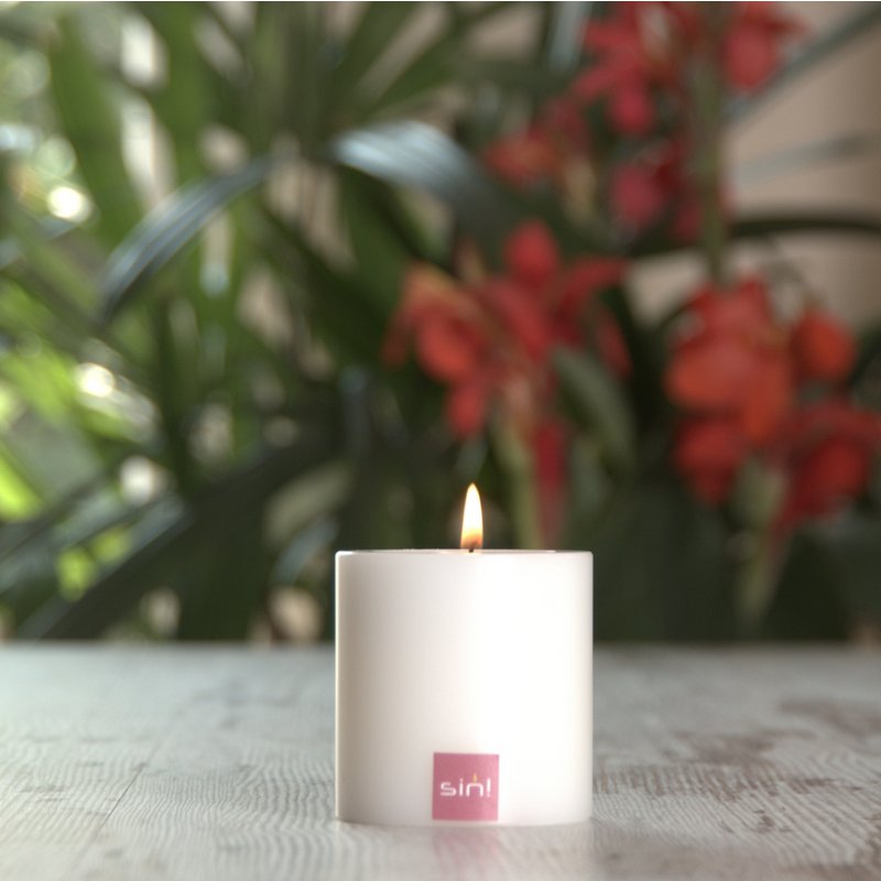 Synd! Tealight Holder Permanent Candle Trend Warm White ∅ 6 cm