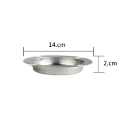 POSACENERE TONDO IN METALLO V420