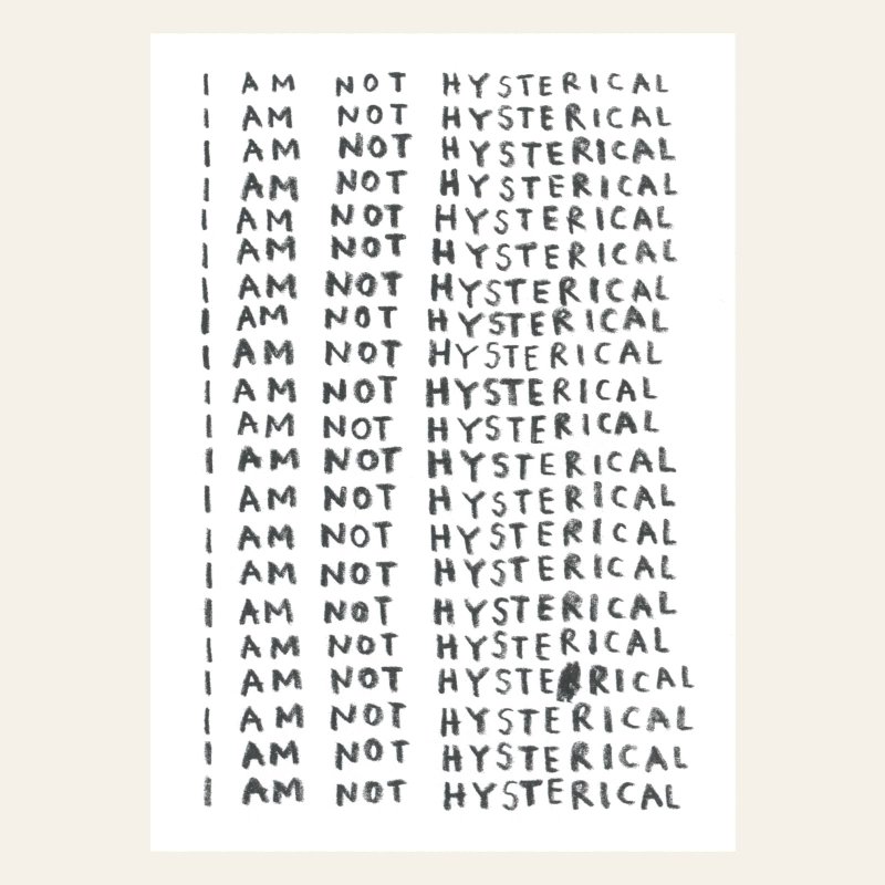 Risography Postcard - Hysterical - DIN A6