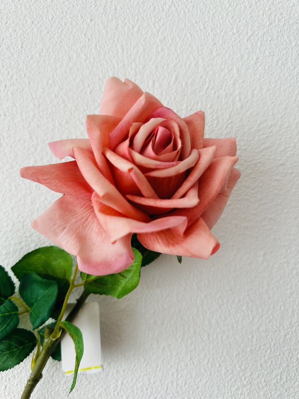 QMF Hand Touch Rose 72cm WIT2PCS