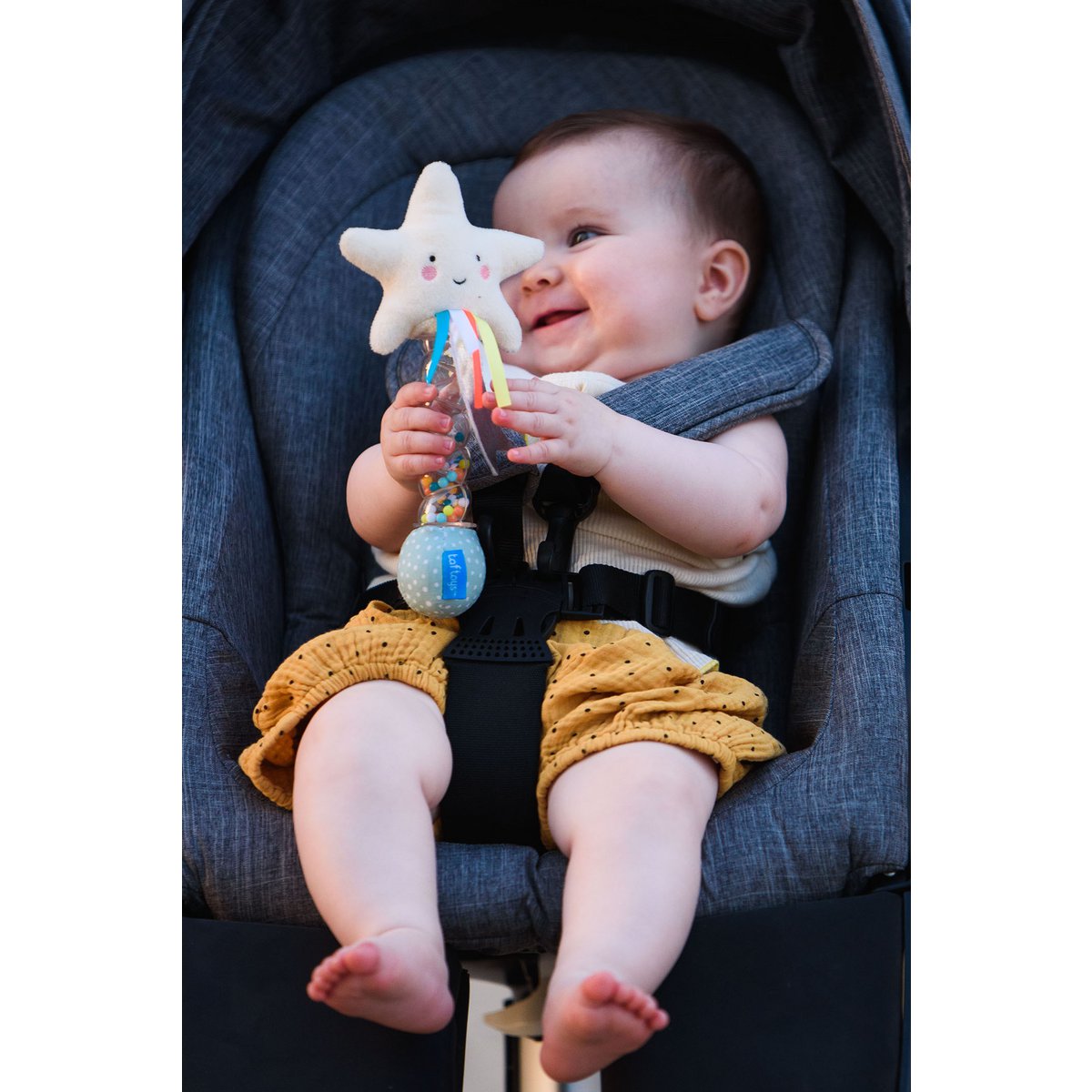 STAR RAINSTICK RATTLE