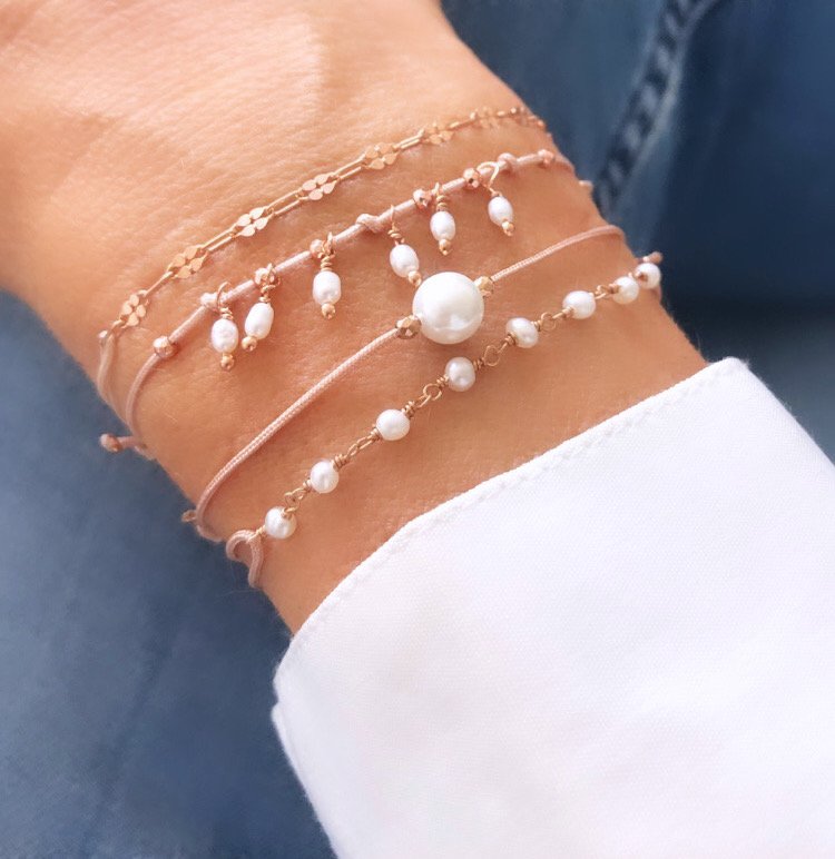 Bracelet pearl necklace