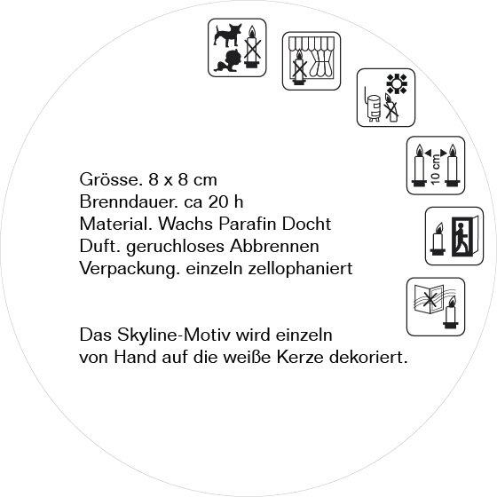 Ruhrpott candle. Lantern design