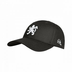 O.Leo baseballpet - Zwart - Witte leeuw - Unisex