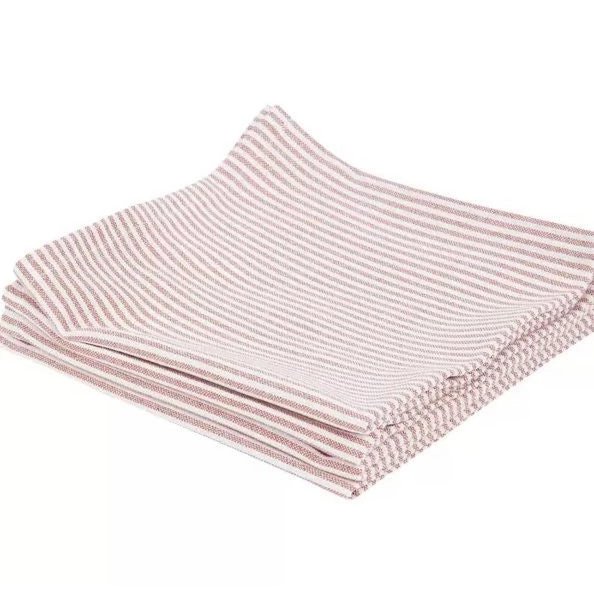 Tischläufer » 45 x 150 cm Tischdecke mit Glitzer Streifen » eleganter Stoff-Tischläufer aus Baumwolle » wiederverwendbar für Hochzeit, Feier & Gastronomie