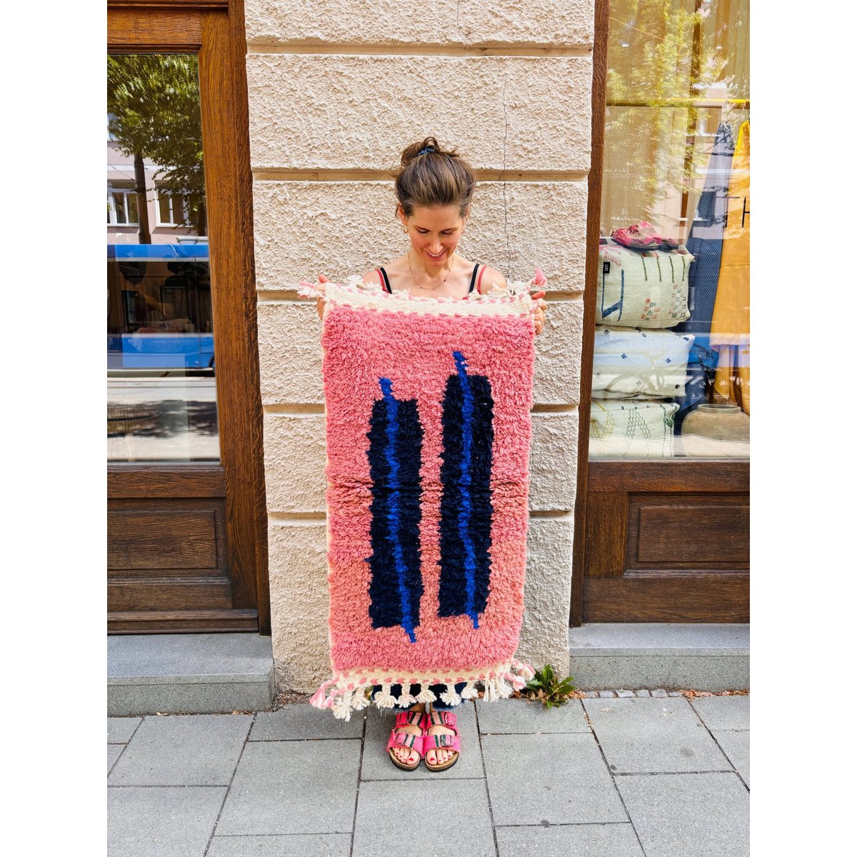 Mini Berber carpet - Rabat - 0.60 x 1.10m fair