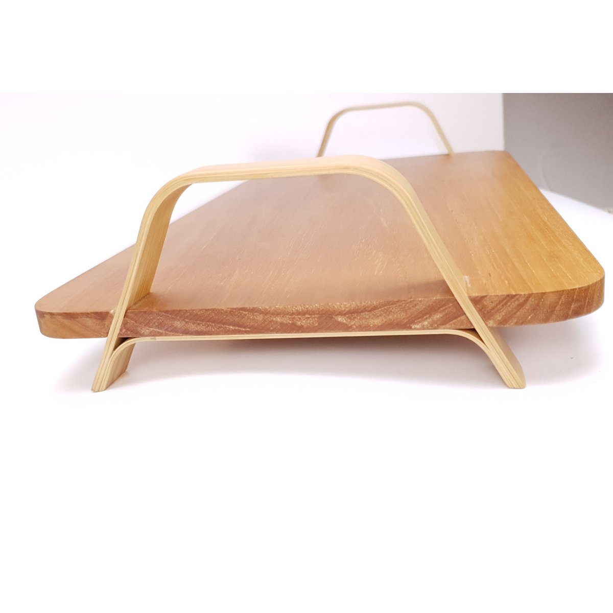 Bana designbakke fra træ og bambus