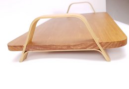 Bana designbakke fra træ og bambus