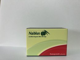 Nablus Soap Savon à l'huile d'olive biologique Grenade, 100 g