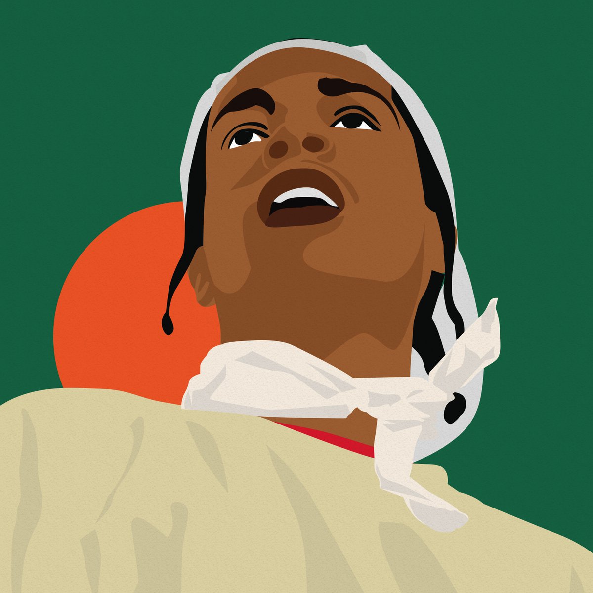Poster "ASAP Rocky Blue" - A4 & 30x40cm - Art print