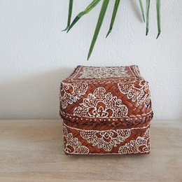Firkantede bambusæsker, Mandala design