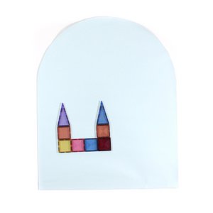 Magnetic wall sticker bow chalkboard - light blue