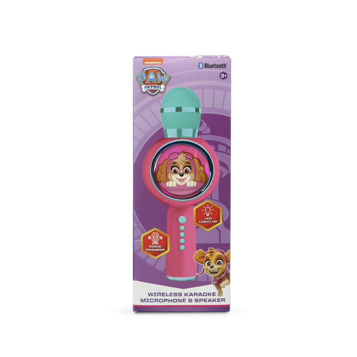 Paw Patrol Skye - PopSing LED Light - draadloze karaoke microfoon