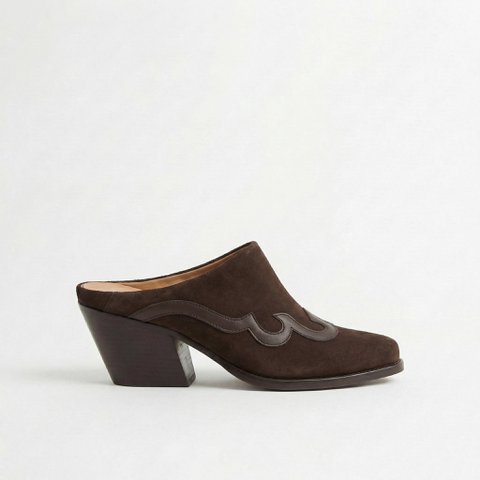 Inka Dark Brown Mules