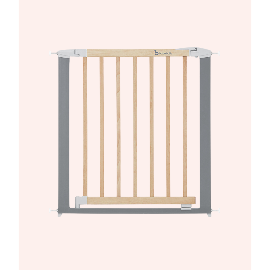 SAFETY GATE, PRESSURE FIXING, OPENING FROM 73 TO 81.5CM UP TO 131.5CM WITH EXTENSION - SAFE & LOCK
