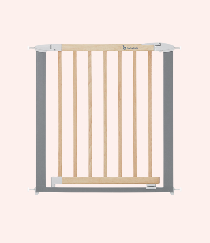 SAFETY GATE, PRESSURE FIXING, OPENING FROM 73 TO 81.5CM UP TO 131.5CM WITH EXTENSION - SAFE & LOCK