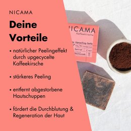 NICAMA - upcycling soap with coffee cherry