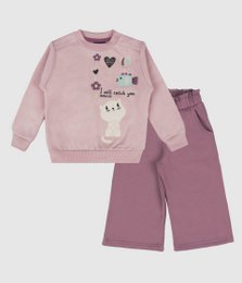 Conjunto bebé niña Lavanda y Malva