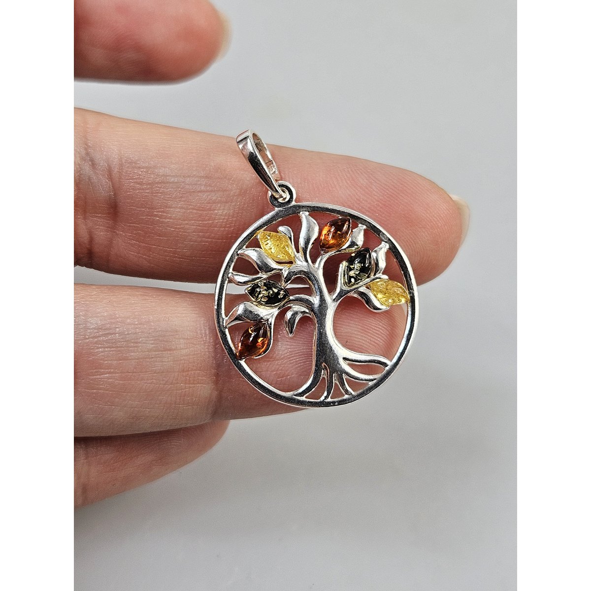 Colgante árbol de la vida plata de ley 925