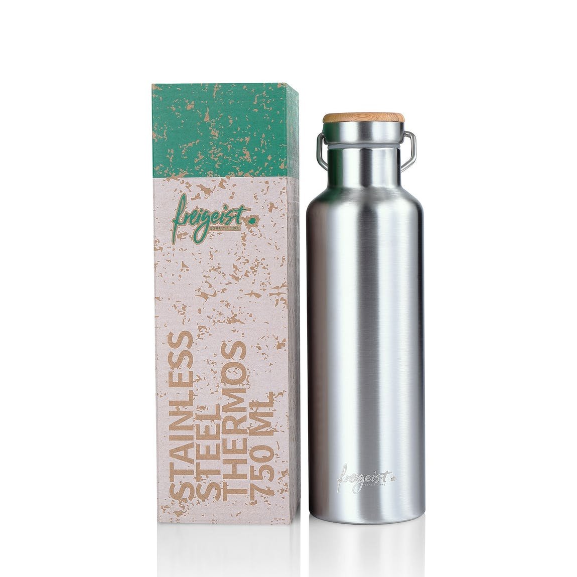 Thermosflasche aus Edelstahl | Trinkflasche, doppelwandig, vakuumisoliert | 750 ml