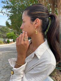 Dotted ronde ring