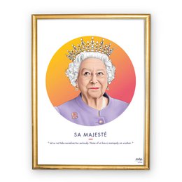 Poster "Ihre Majestät" 30x40cm