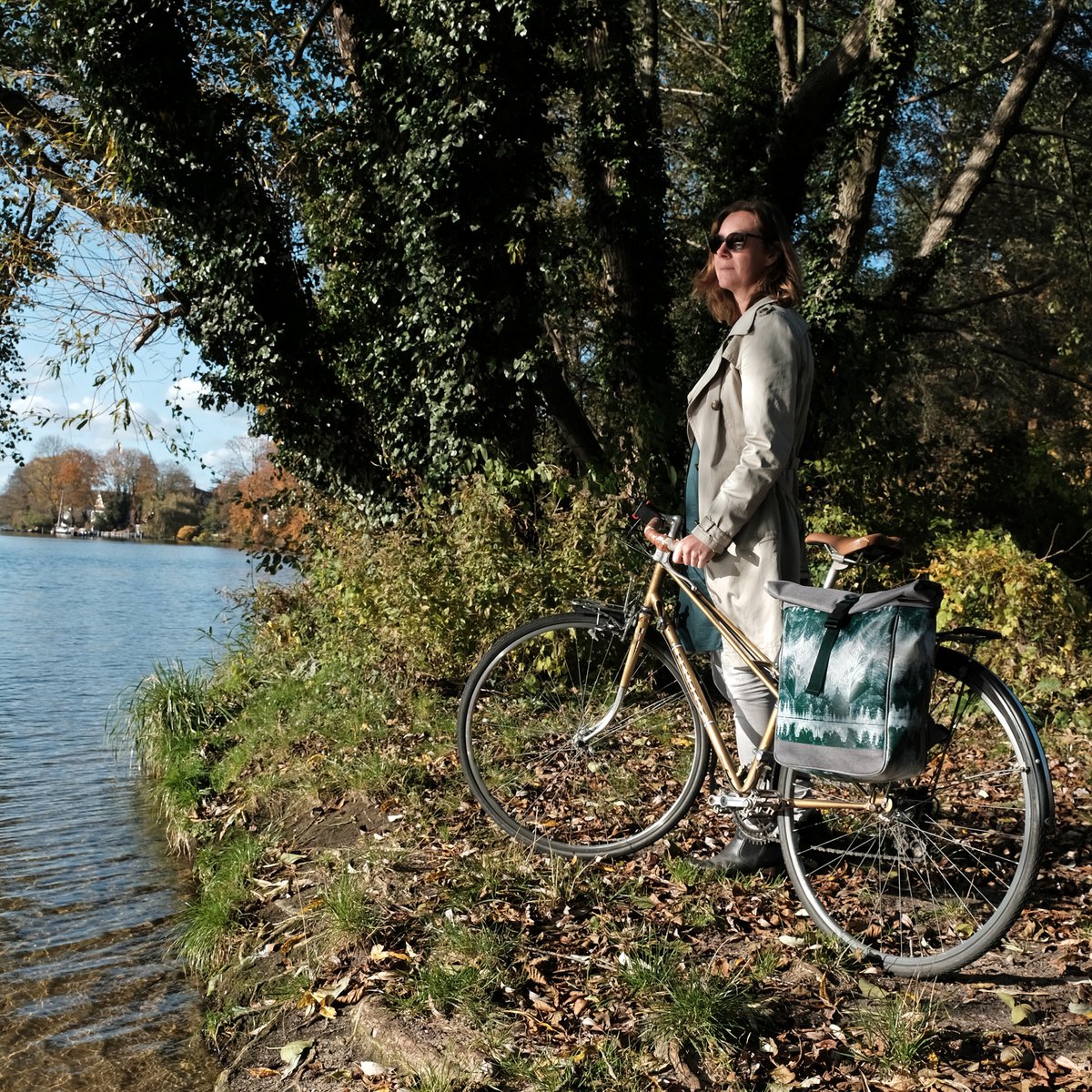 KOMBI Fahrradtasche / Rucksack Gepäckträger - Pinos