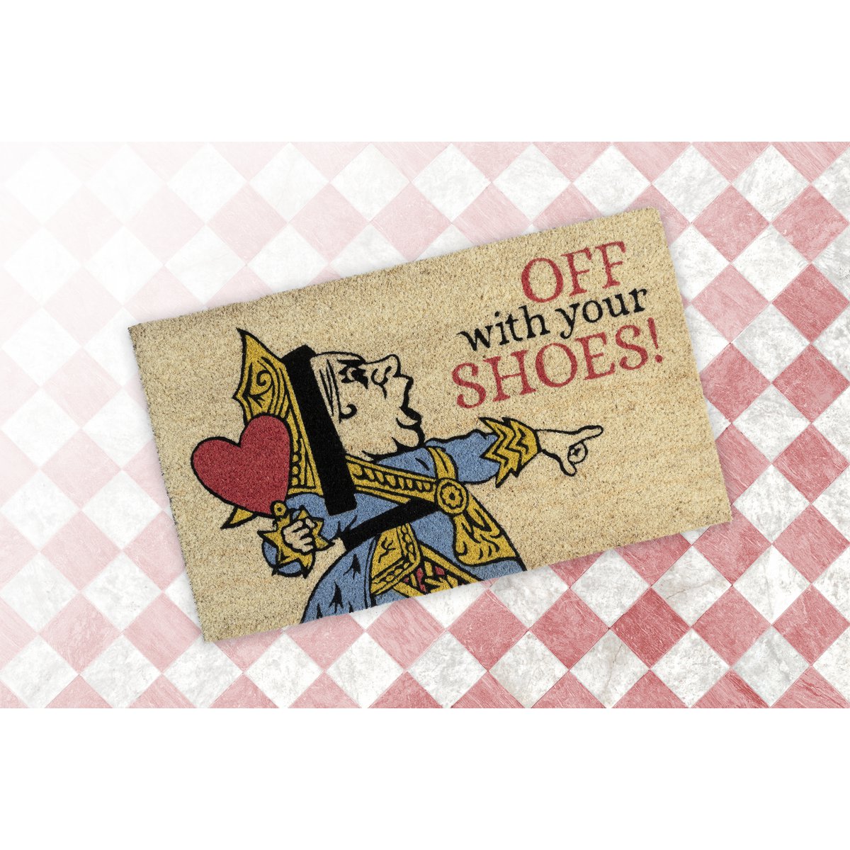 Victoria and Albert Museum Queen of Hearts Kokos-Fußmatte