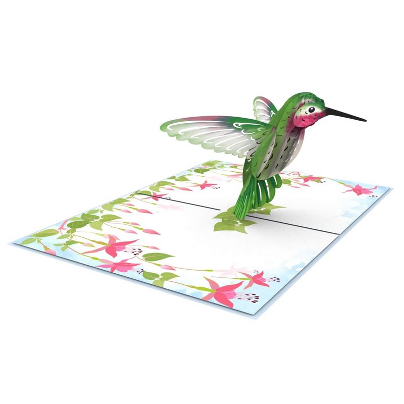 Hummingbird pop-up card