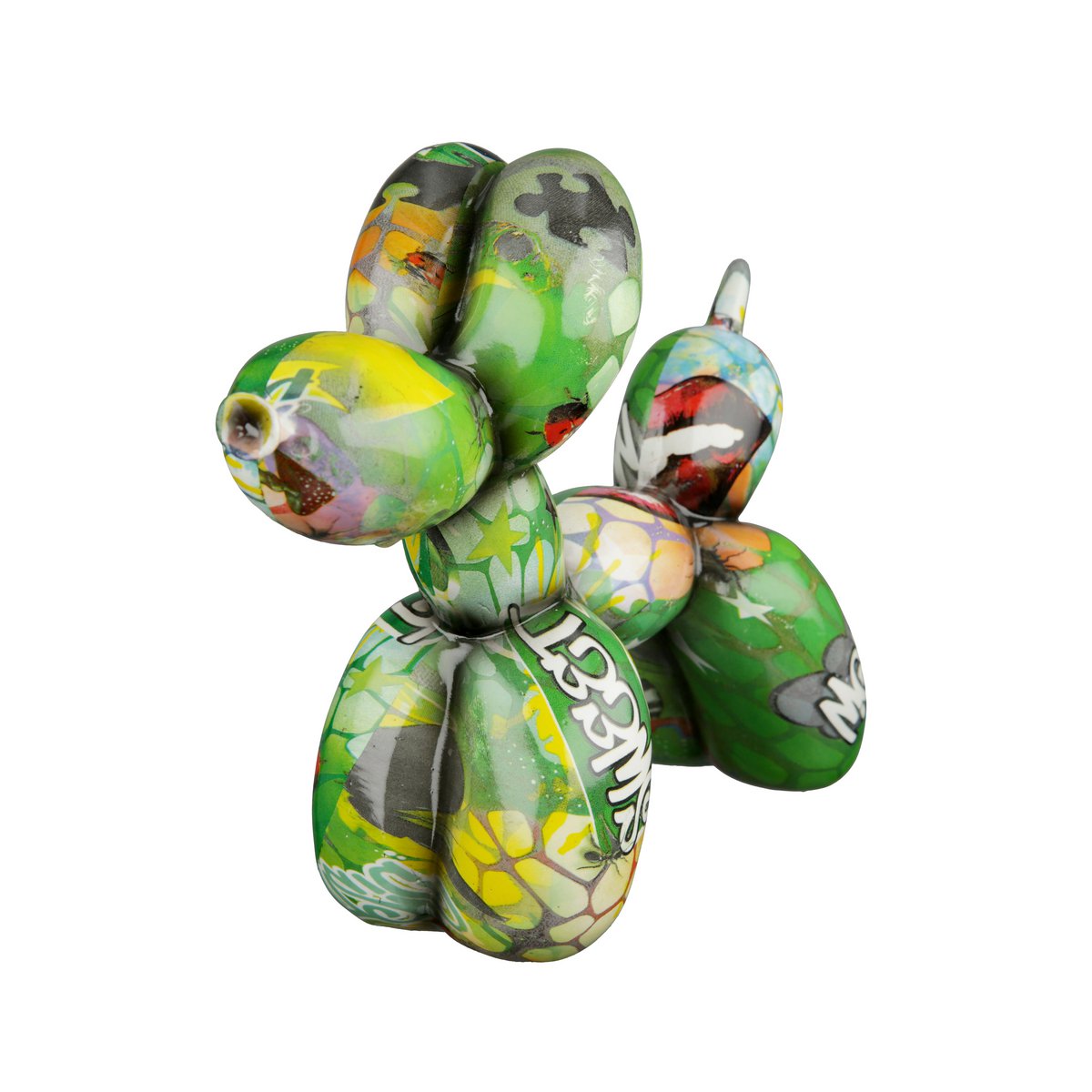 Poly ballon hond Street Art VE 2