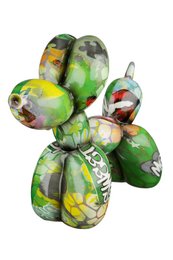 Poly ballon hond Street Art VE 2