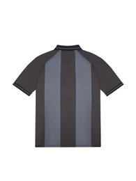 Horda Football Style Recycled Mesh Polo Dark Grey