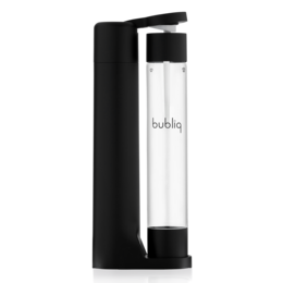 Matte black bubliq drink carbonator