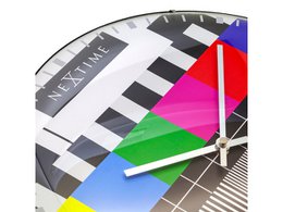 Wanduhr NeXtime Testpage Dome 35 cm