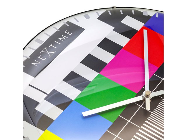 Wanduhr NeXtime Testpage Dome 35 cm