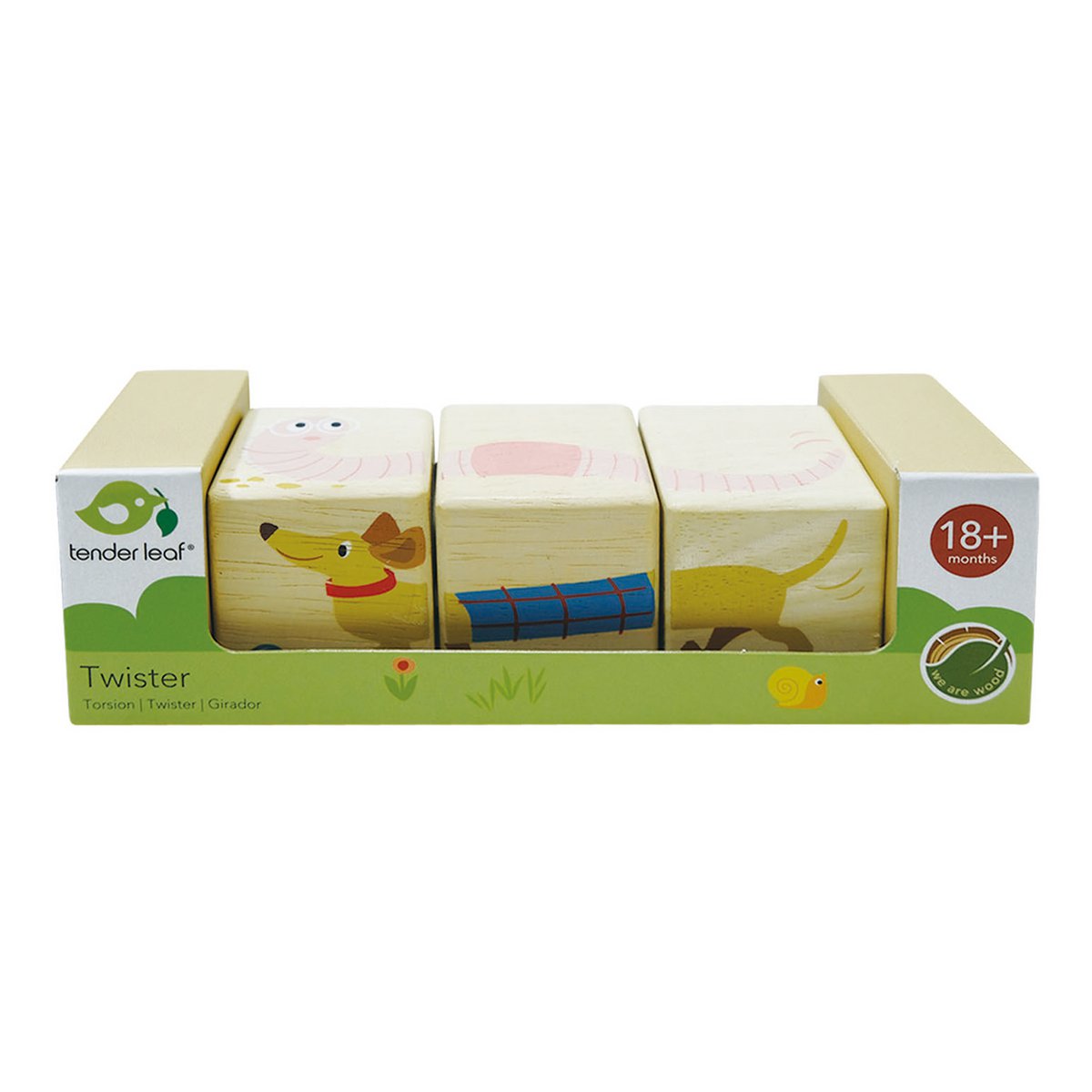 Cubes torsadés - Animaux