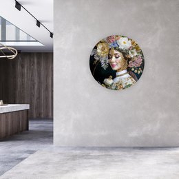 Melli Mello Wall Circle Noir Bloom