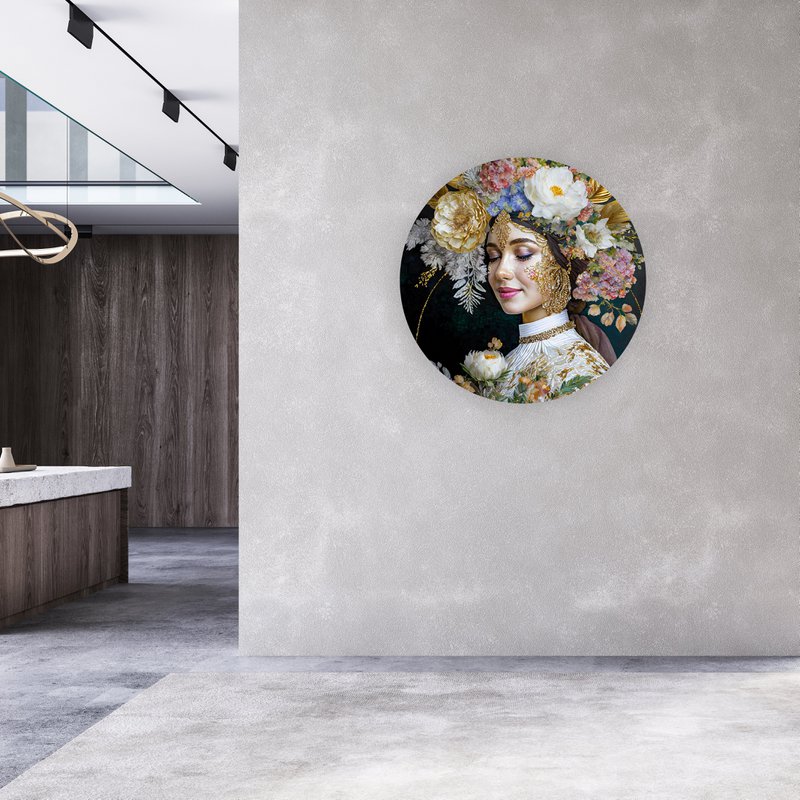 Melli Mello Wall Circle Noir Bloom
