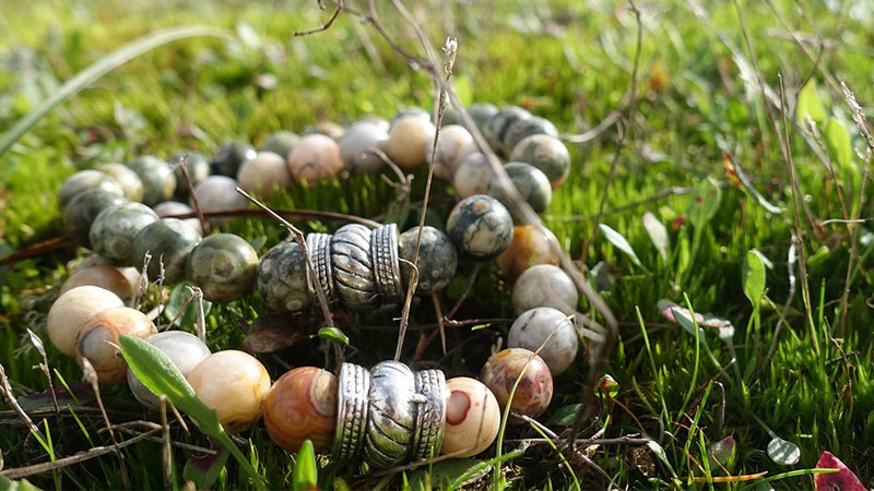 Bali Set Crazy Agate x Rhyolite