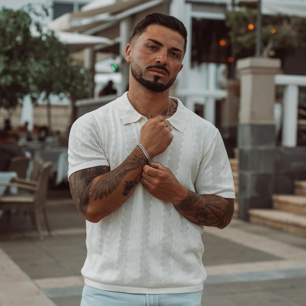 Brassard Edelstahl "Cuban"