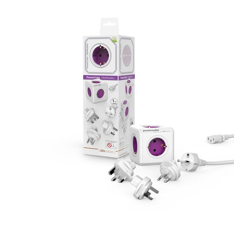 PowerCube ReWirable (grigio, viola)