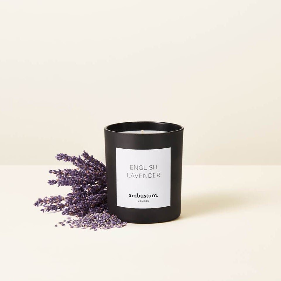 Candela inglese alla lavanda