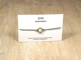 per stuk.Geboortesteen armbandjes swarovski goud