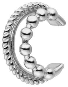 Earcuff zilver triple